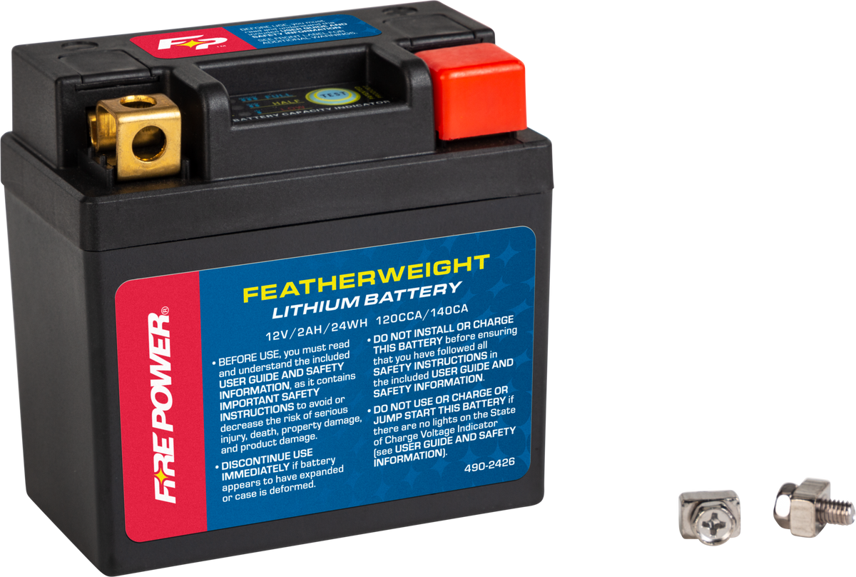 Fire Power Featherweight Lithium Battery 130 CCA 12V/24WH HJ04L-FP-B