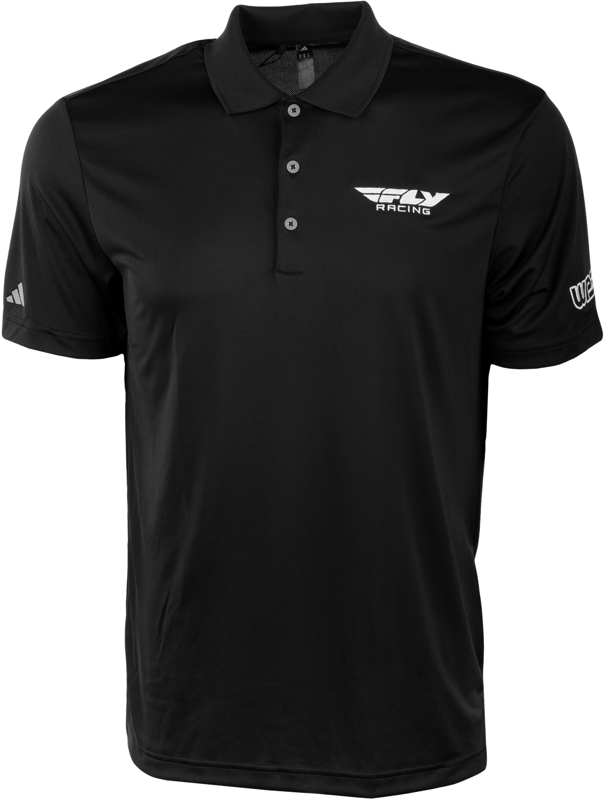 FLY Racing Polo Black/White 2X 99-71482X
