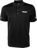FLY Racing Polo Black/White XL 99-7148X