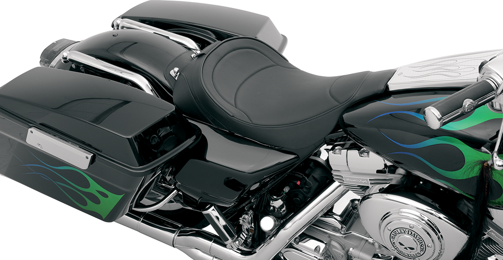 Drag Specialties Seats Backrest Compatible Solo Seat — Mild Stitched