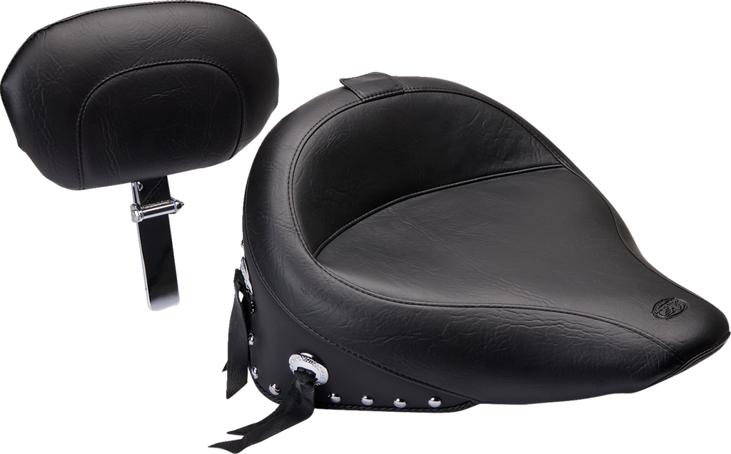 Mustang Wide Solo Seat with Removable Backrest