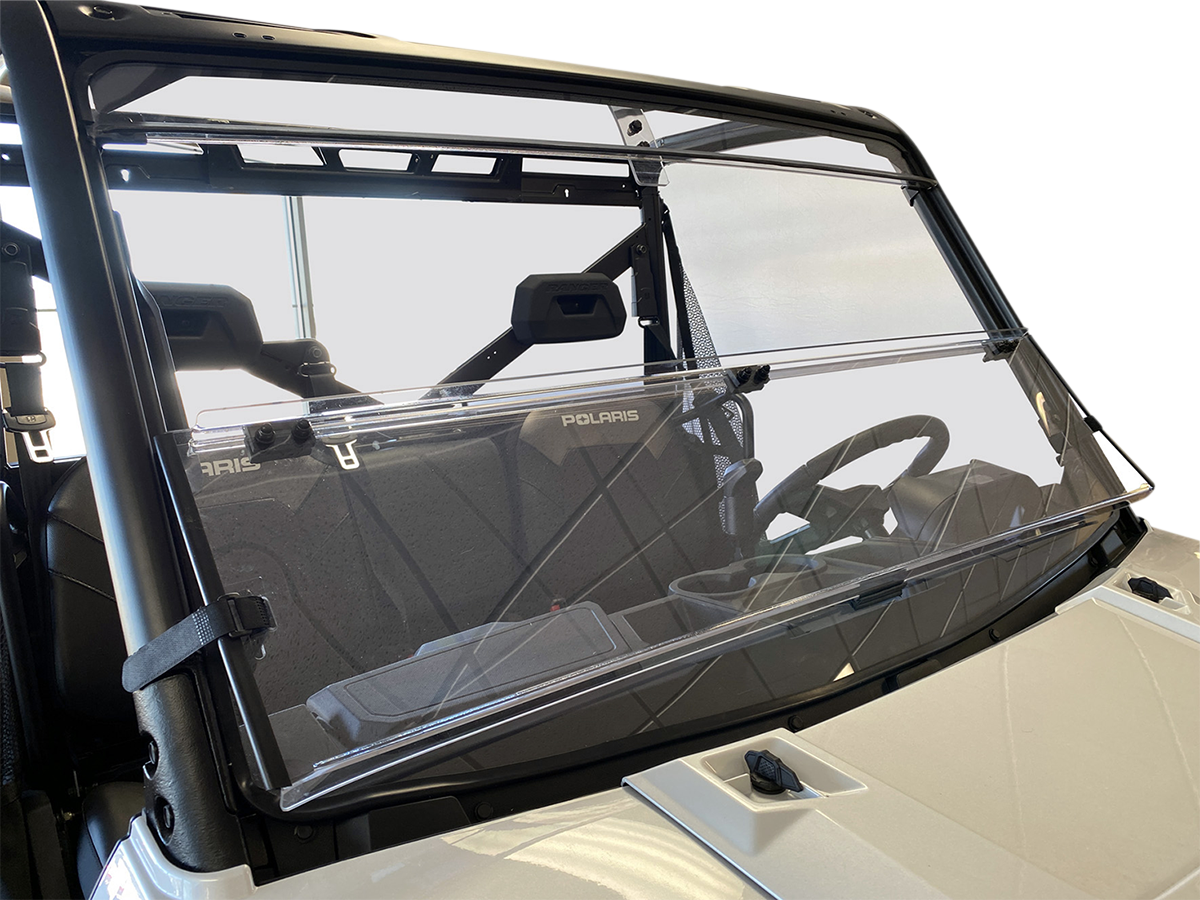 Moose Offroad Deluxe Full Folding Windshield