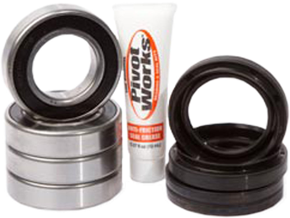Pivot Works Front Wheel Bearing Kit PWFWK-S12-500 for Suzuki LT-A400 Eiger 2X4 Auto [SRA] / LT-A400 King Quad & More