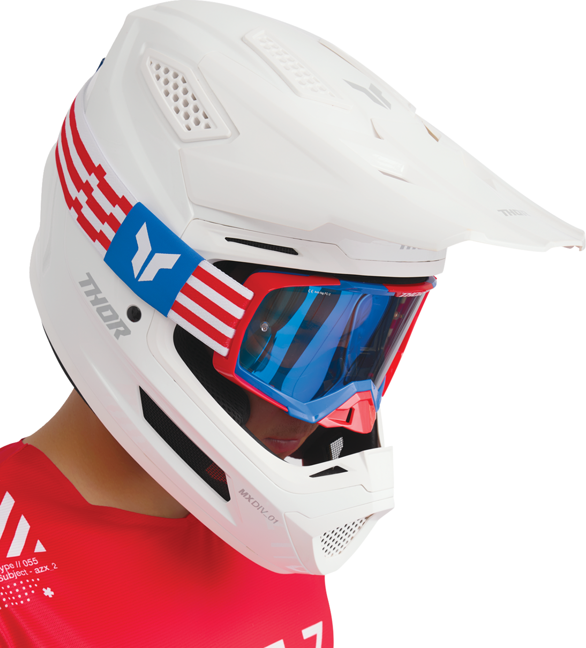 Thor Fleet Whiteout Helmet
