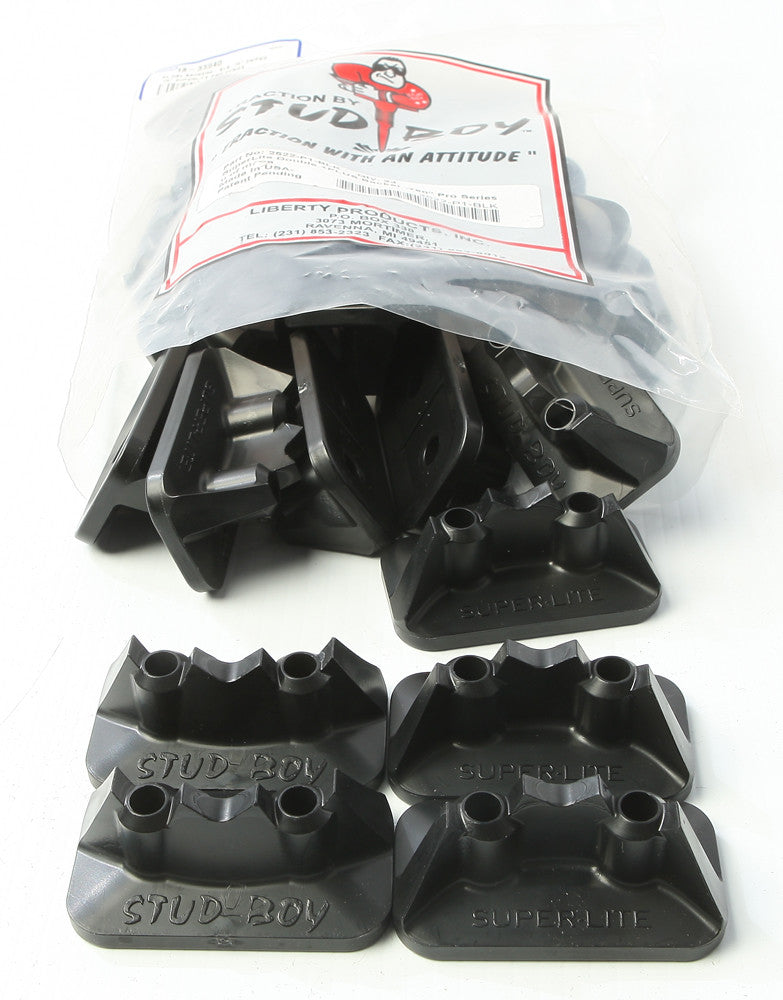 Stud Boy Super-Lite Pro Series Double Backers .75" 24/PK Black 2522-P1-BLK
