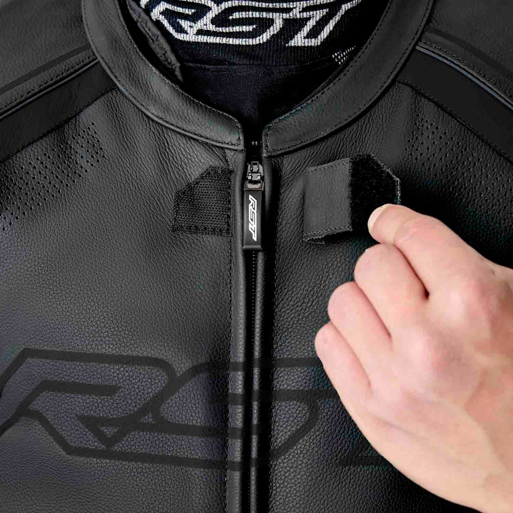 RST S1 D3O Suit Black Leather 5X 103604BLK-54