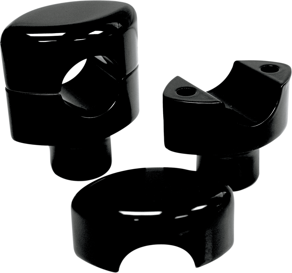 LA Choppers Hefty Smooth Handlebar Risers for 1-1/4" Handlebars