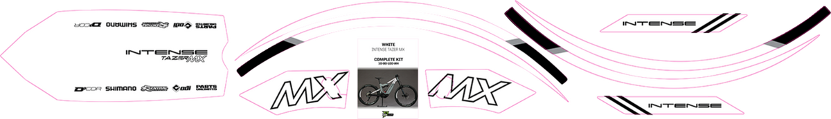 D'Cor Visuals Graphics Kit for Tazer MX