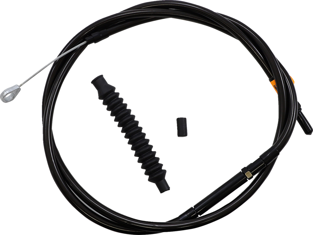 LA Choppers Midnight Braided Clutch Cable