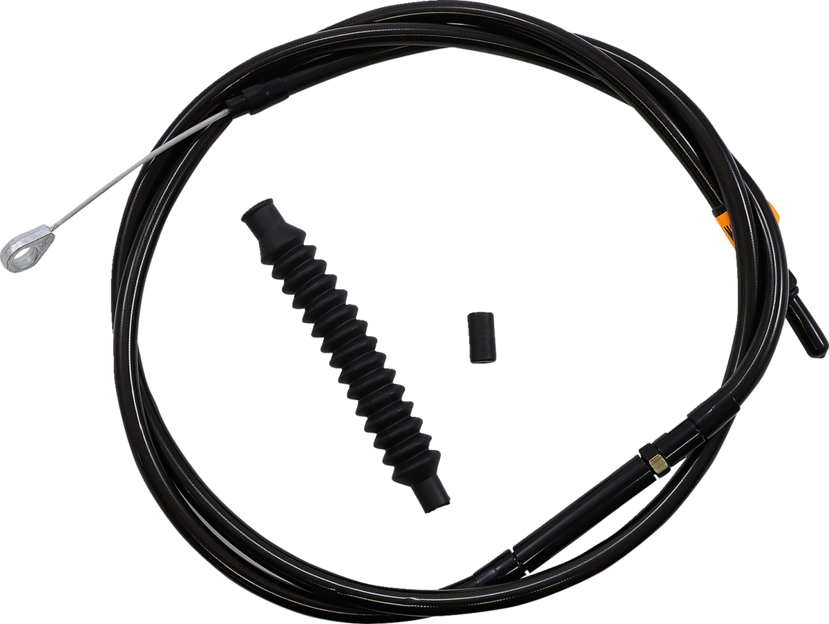 LA Choppers Midnight Braided Clutch Cable