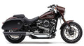 Cobra 909-TWINS 4" Slip-ONS Black FLSB 18-25 6520B for Harley-Davidson FLSB Softail Sport Glide 2018-2021