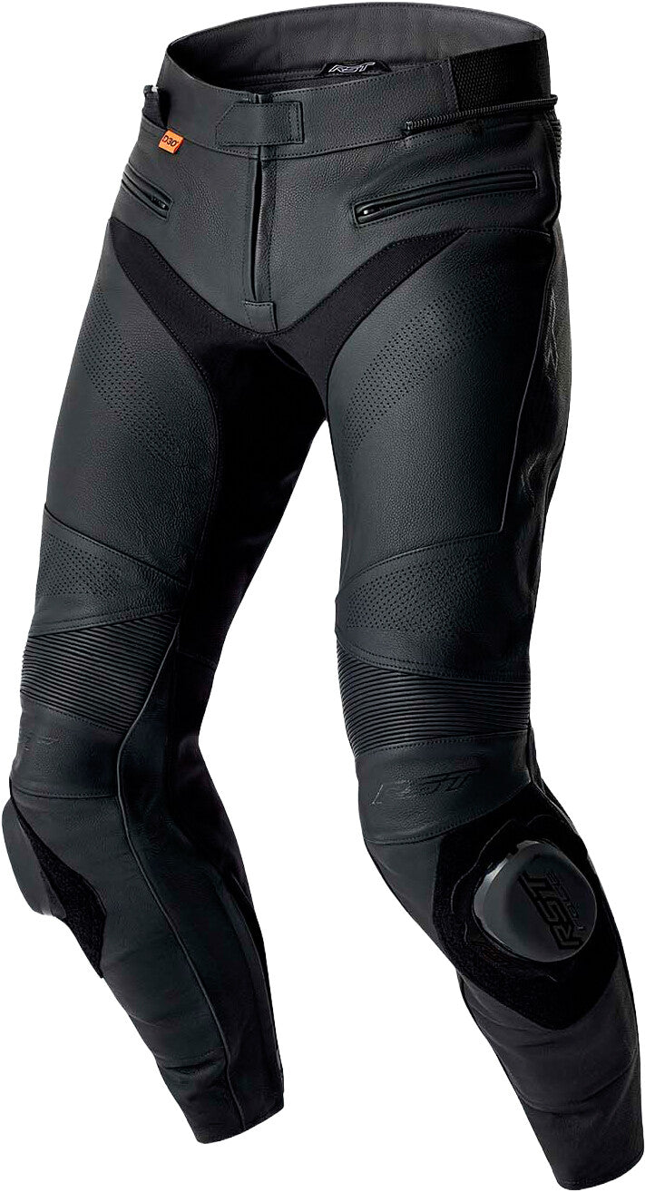 RST S1 D3O Leather Pants Black SM 103607BLK-30