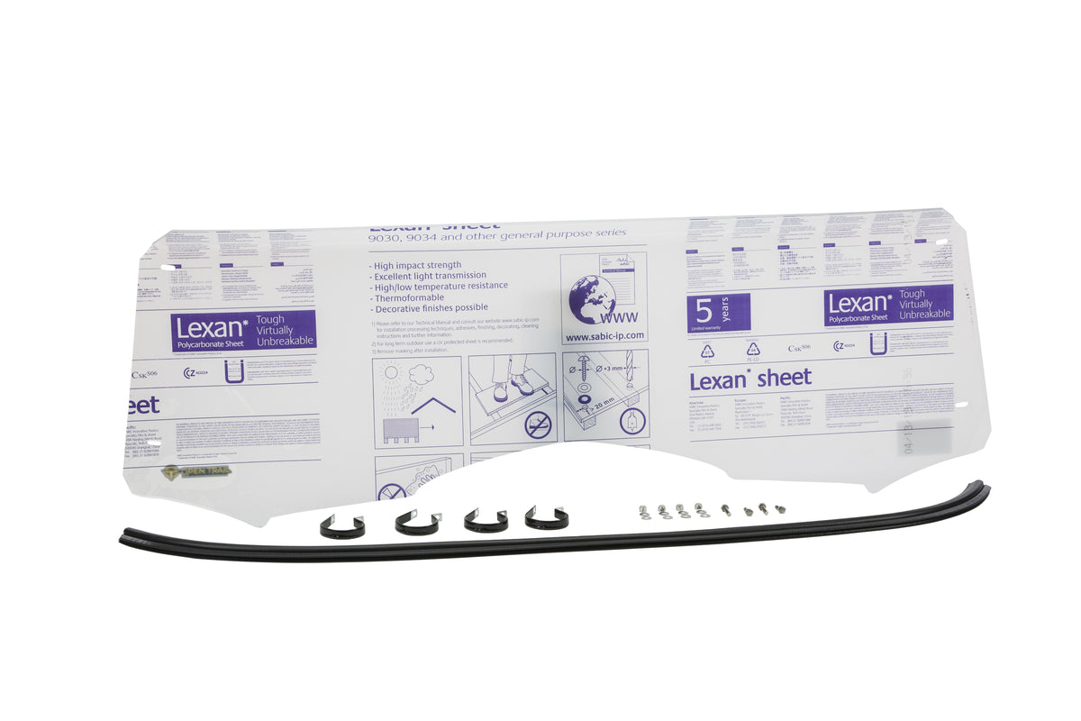 Open Trail Half Windshield V000035-12200T for Can-Am Commander 1000 / Commander 1000 DPS & More