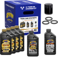 Spectro V-Twin Full Oil Service Kit TC Synthetic 311476 for Harley-Davidson FLD Dyna Switchback / FLHR Road King & More