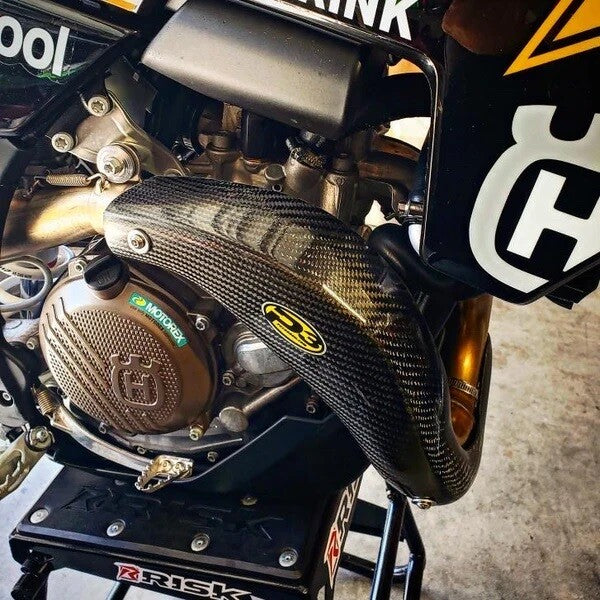 P3 Heat Shield Carbon Fiber KTM/HUS 201086 for GasGas / Husqvarna / KTM