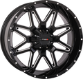 System 3 ST7 Wheel 20X9 5+4 (0MM) 4/137 & 4/156 Gloss BLK Milled 20S3-7435