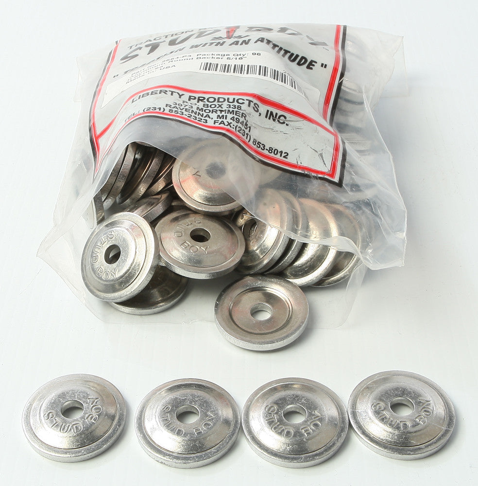 Stud Boy Power Plate Round Backers 96/PK 2554-P3