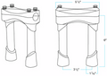 Biltwell Murdock Handlebar Risers