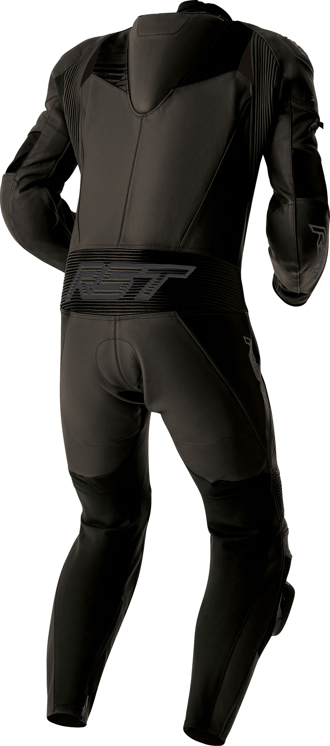 RST Tractech EVO D3O Suit Black Leather 4X 103634BLK-52