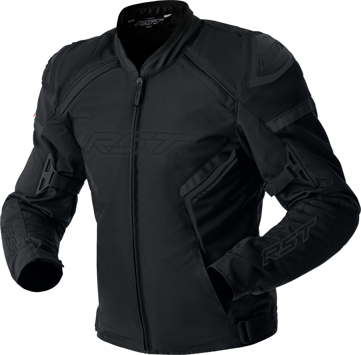 RST Womens S1 D3O Textile Jacket Black XL 103629BLK-16