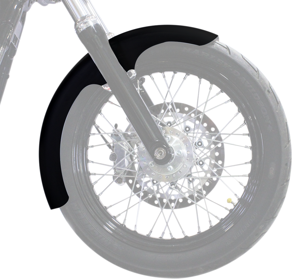 Klock Werks Hugger Series Front Fender with Mounting Blocks for Softail/Dyna