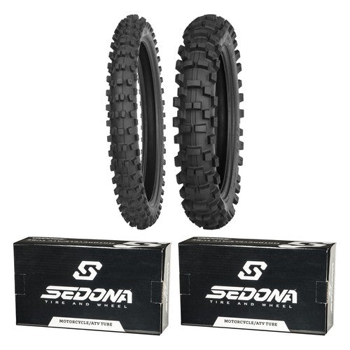 IRC VX30 90/90-21 110/90-19 Tire & Tube Set for TM Gas Front Rear Dirt Bike