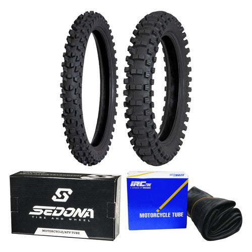 Dunlop Geomax MX34 80/100-21 120/90-19 Tire & Tube Set for Husqvarna KTM