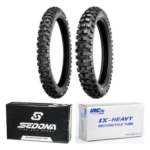 Shinko 504/505/523 80/100-21 110/100-18 Tire & Tube Set for KTM Husqvarna