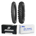 IRC VX30 80/100-21 110/100-18 Tire & Tube Set for KTM Husqvarna Front Rear