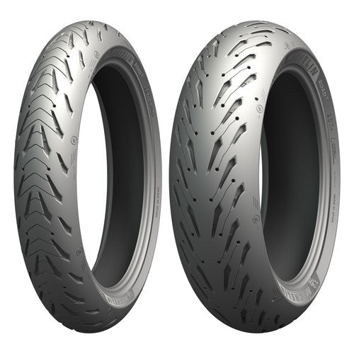 Michelin Road 5 Front Rear Tire Set 120/70ZR17 + 180/55ZR17 Motorcycle Tires