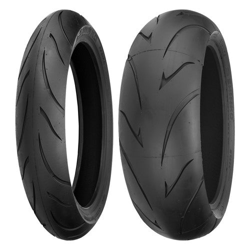 Shinko 011 Verge Radial Front Rear Tire Set 120/70ZR17 + 200/55VR17