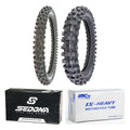 IRC VE35 / VE37 80/100-21 110/100-18 Tire & Tube Set for KTM Husqvarna