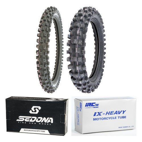 IRC VE35 / VE37 80/100-21 110/100-18 Tire & Tube Set for KTM Husqvarna
