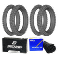 Dunlop Geomax Factory Spec 80/100-21 120/90-19 Tire & Tube Set for Husqvarna KTM