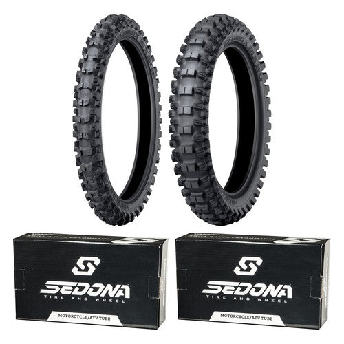 Dunlop Geomax MX54 80/100-21 110/90-19 Tire & Tube Set for KTM Husqvarna