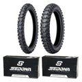 Dunlop Geomax MX54 80/100-21 110/90-19 Tire & Tube Set for KTM Husqvarna