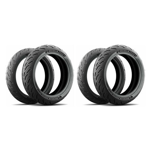 Michelin Road 6 Front Rear Tire Set 120/70ZR17 + 180/55ZR17 Motorcycle Tires