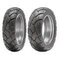Dunlop D604 Front Rear Tire Set 120/70-12 + 130/70-12 Motorcycle Tires