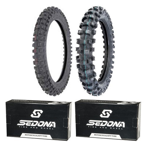 IRC 2.50-14 3.00-12 Tire & Tube Set for Yamaha Kawasaki