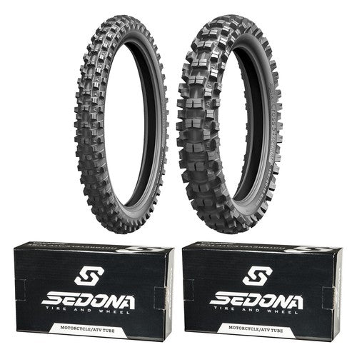 Michelin Starcross 5 Mini 2.50-12 2.75-10 Tire & Tube Set KTM Cobra Pit Bike