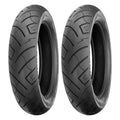 Shinko Black Wall SR777 & SR777 H.d. Front Rear Tire Set 130/90B16 + 130/90B16