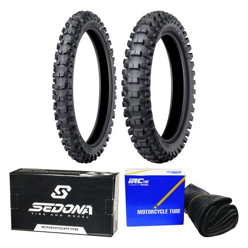 Dunlop Geomax MX54 80/100-21 120/90-19 Tire & Tube Set for Husqvarna KTM