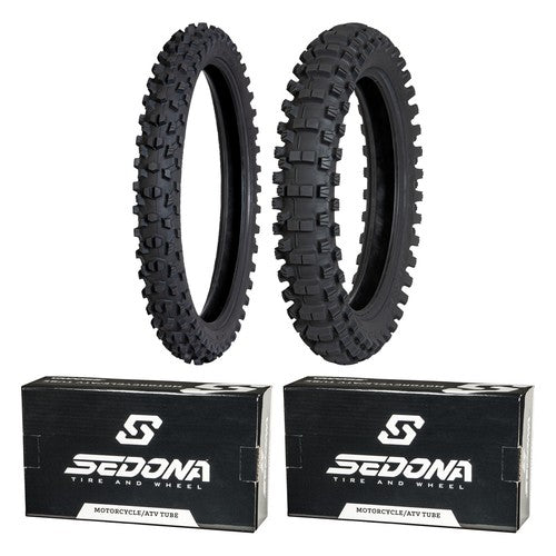 Dunlop Geomax MX34 80/100-21 110/90-19 Tire & Tube Set for KTM Husqvarna