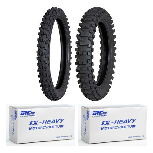 Dunlop Geomax MX34 60/100-14 80/100-12 Tire & Tube Set for KTM Gas Front Rear