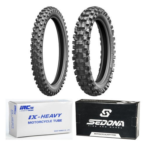 Michelin Starcross 5 Mini 60/100-14 2.75-10 Tire & Tube Set Cobra Pit Bike