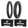 Sedona MX887IT 80/100-21 110/90-19 Tire & Tube Set for KTM Husqvarna Front Rear