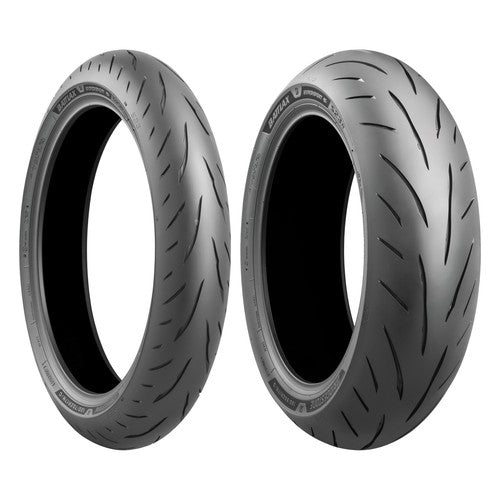 Bridgestone Battlax Hypersport S23 Front Rear Tire Set 120/70ZR17 + 180/55ZR17