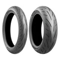 Bridgestone Battlax Hypersport S23 Front Rear Tire Set 120/70ZR17 + 180/55ZR17
