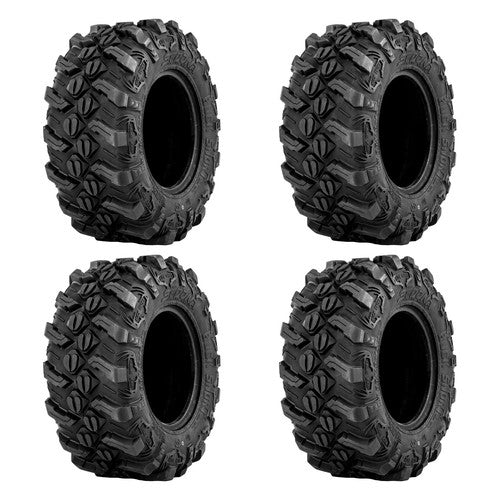 Set of 4 Sedona Buck Snort 25x10-12 ATV UTV Tires 6 Ply