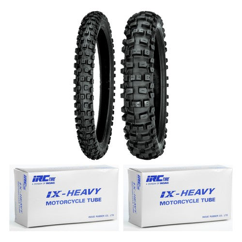 IRC IX05H 60/100-14 80/100-12 Tire & Tube Set for KTM Gas Front Rear Dirt Bike